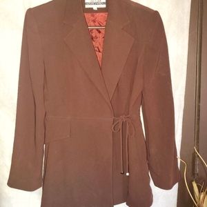 Ice Cube by Michael Dark Brown Blazer Sz 6